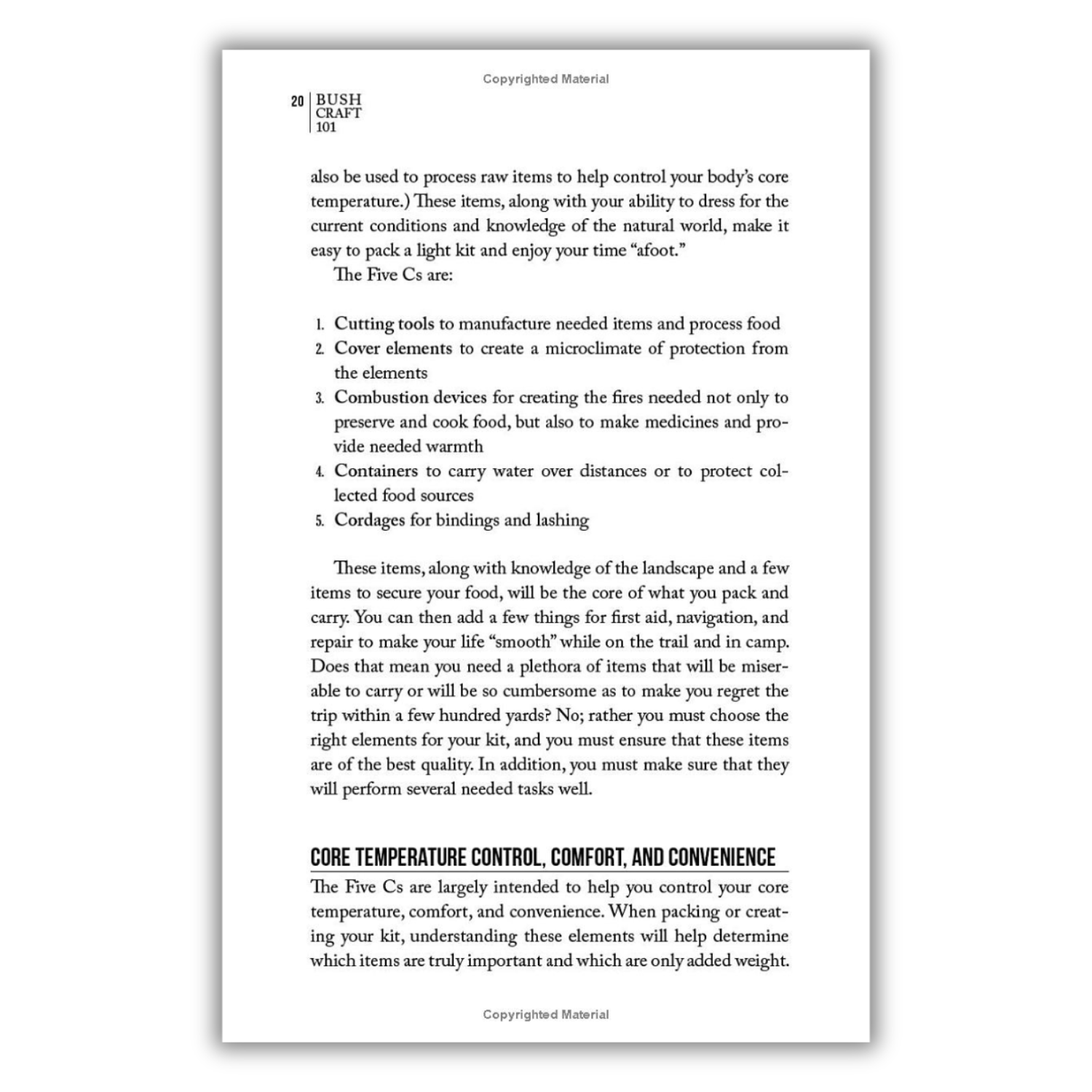 Bushcraft 101: A Field Guide to the Art of Wilderness Survival (Spiral Bound)