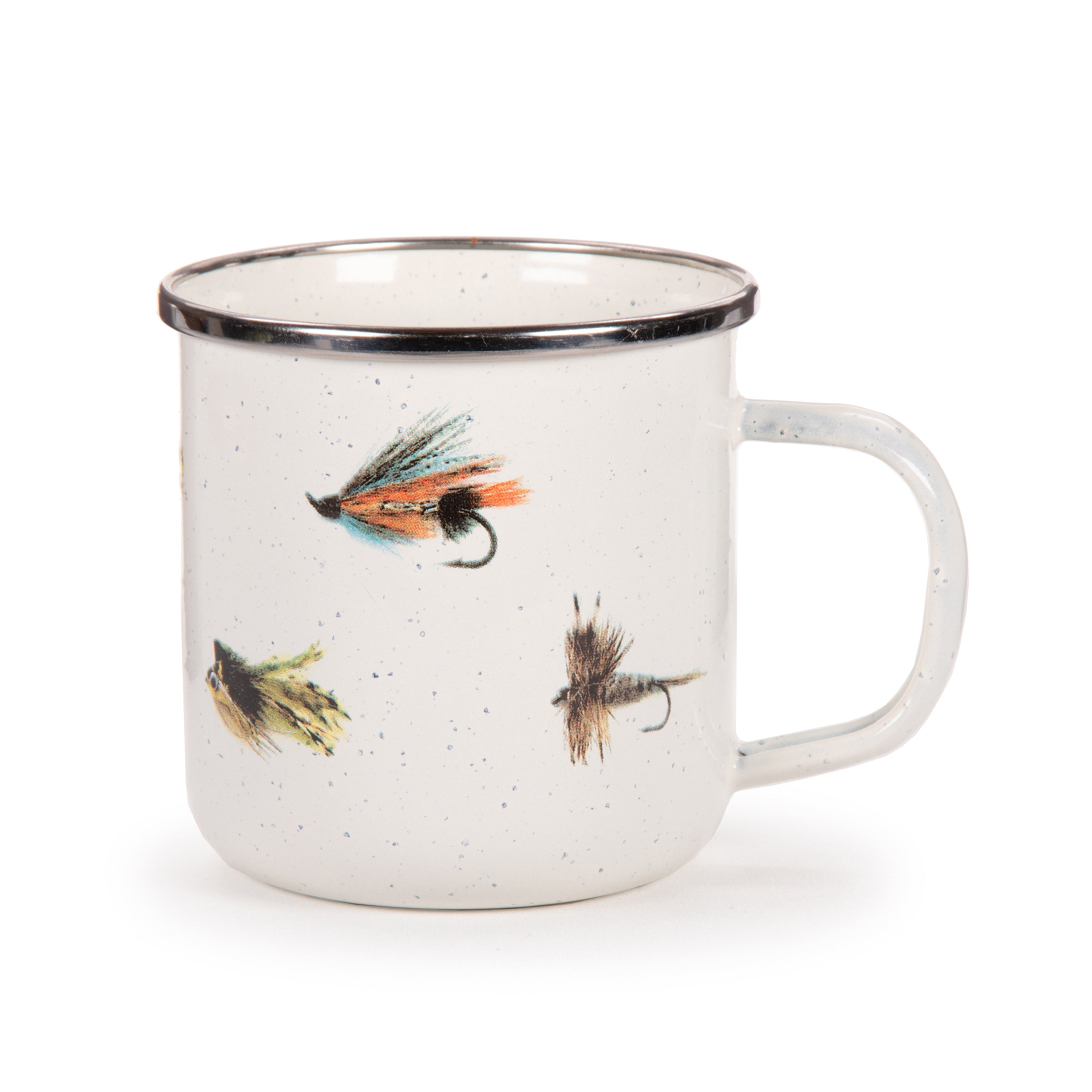 Fishing Fly 12 oz Mugs - Set of 4