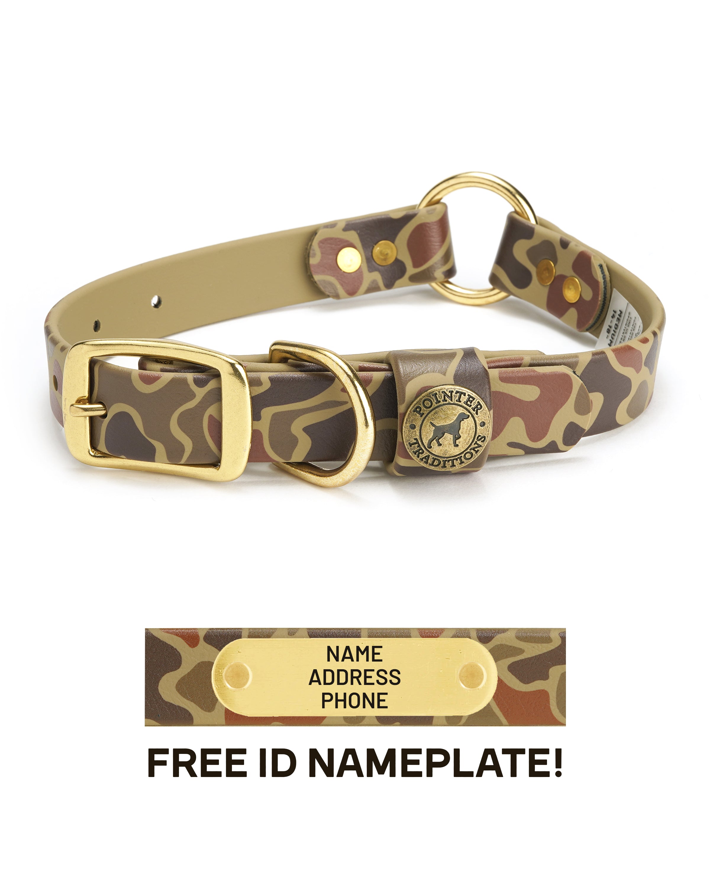 Hunting Dog Center Ring Collar - Wingshooter Vintage Camo