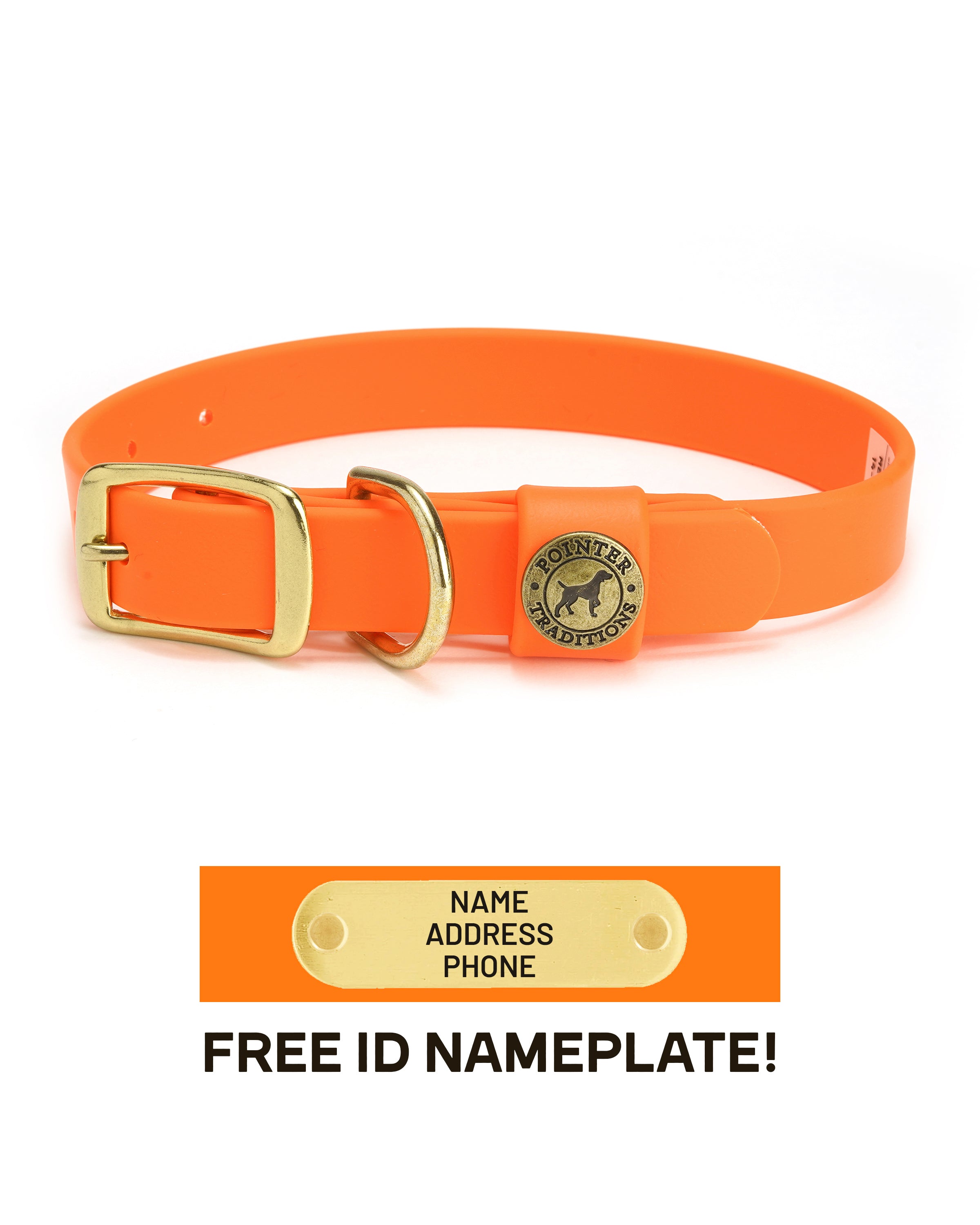 Sporting Dog Collar - Blaze Orange