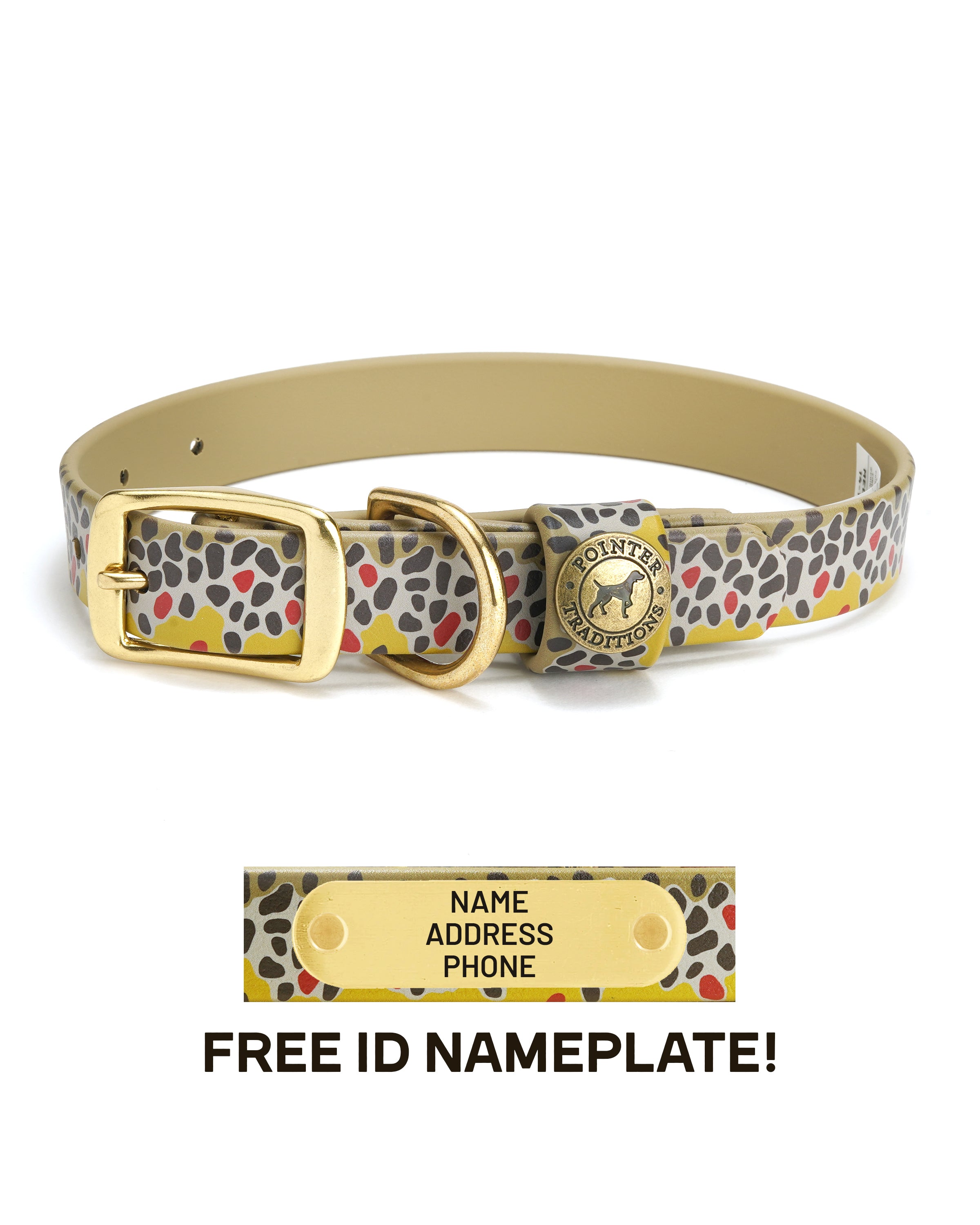 Sporting Dog Collar - Brown Trout