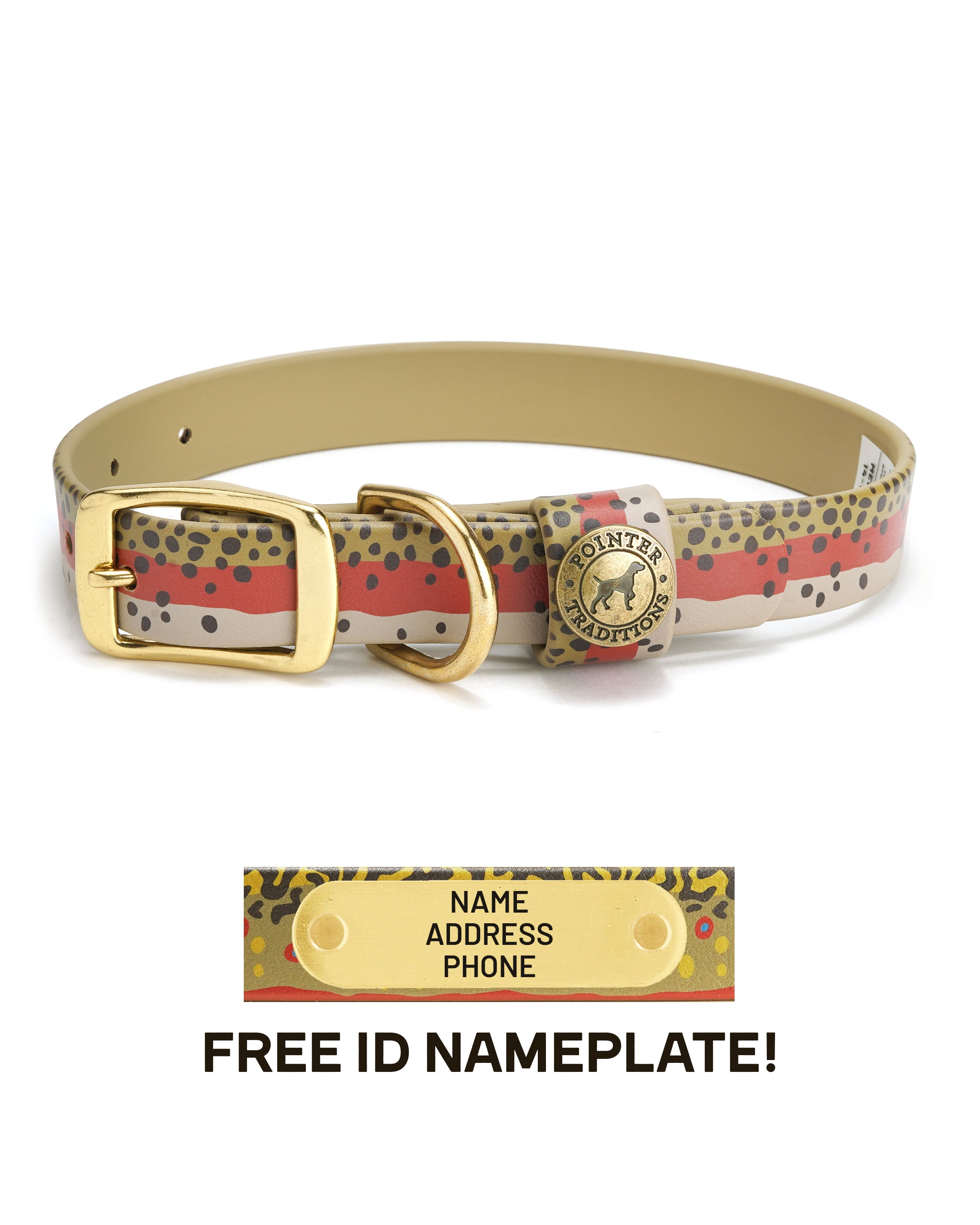 Sporting Dog Collar - Rainbow Trout