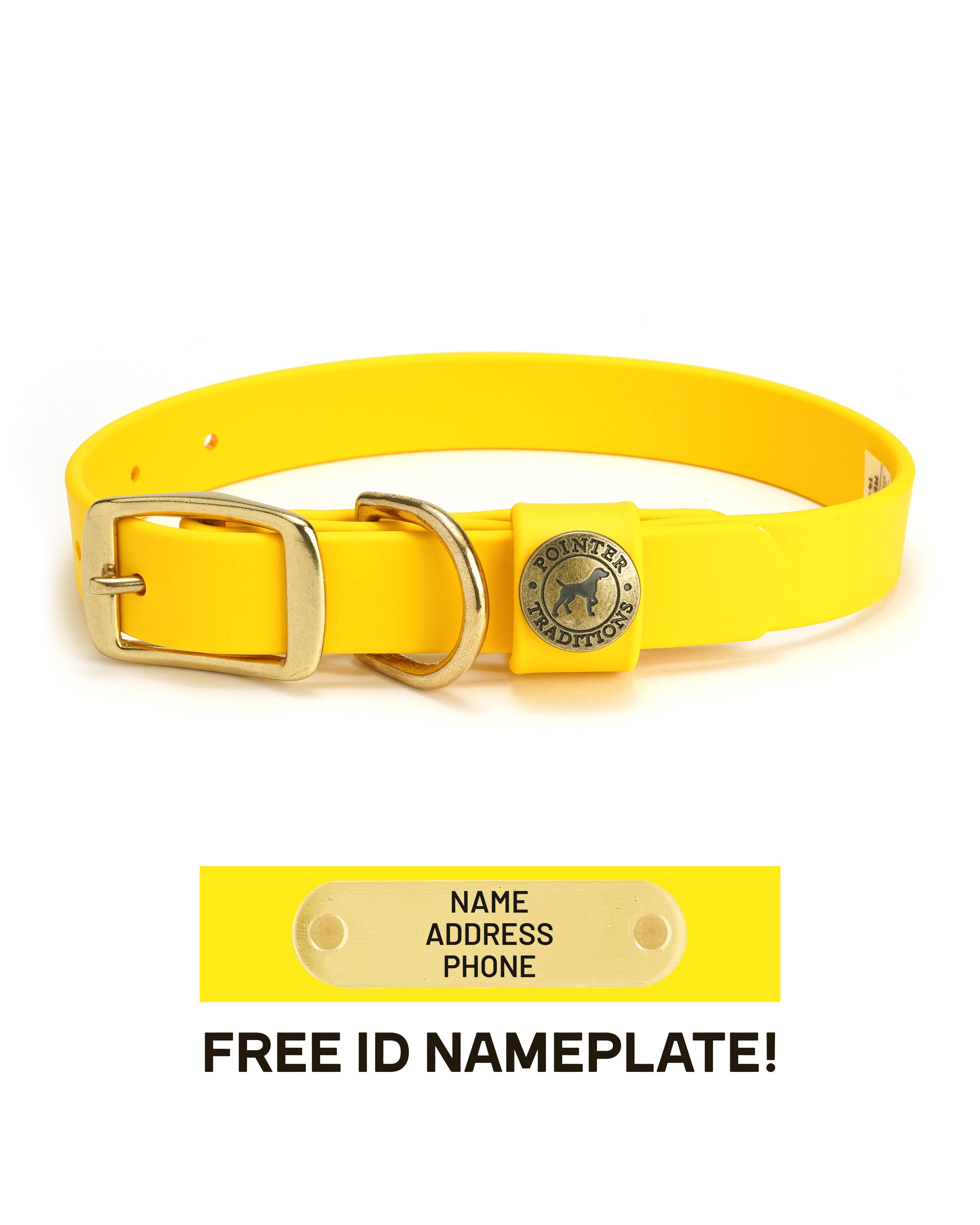 Sporting Dog Collar - Sunglow Yellow